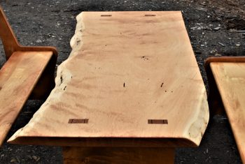 Figured huon pine table top