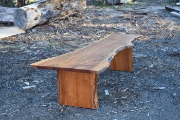 Figured myrtle coffee table